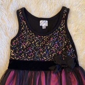 Sparkly Sequin Disney D-Signed Toule Dress Princess Size M
